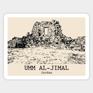 Umm Al-Jimāl - Jordan Magnet